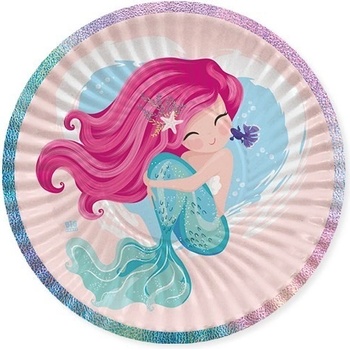 Big Party Парти Чинии - Русалка, 18см