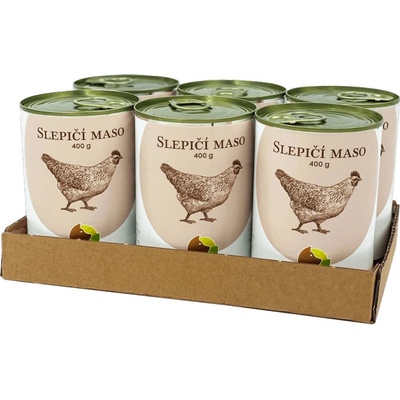 Bohemia Pet Food Slepičí maso ve vlastní šťávě 6 x 400 g