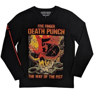 Five Finger Death Punch The Way Of The Fist (Back & Sleeve Print) Black M Риза (FFDPLST40MB02)
