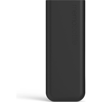 Memobottle Черен силиконов ръкав за бутилка SLIM Sleeve Slim - Memobottle (M112)