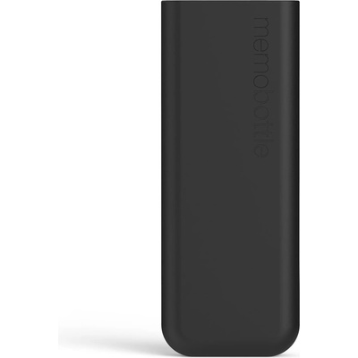 Memobottle Черен силиконов ръкав за бутилка SLIM Sleeve Slim - Memobottle (M112)