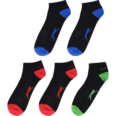 Slazenger Чорапи Slazenger 5 Pack Trainer Socks Men's - Bright Asst