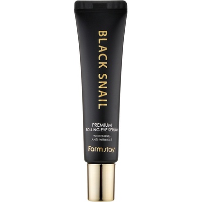 Farm Stay Околоочен ролер-серум Black Snail Premium, 25 ml
