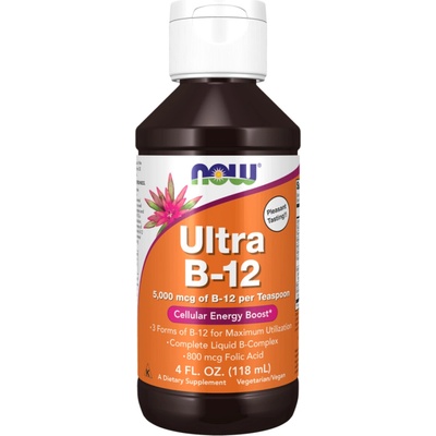 Now Foods Vitamín B-12 Ultra Liquid 118 ml