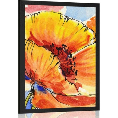 Plakát kytice makových květin - 40x60 no frame
