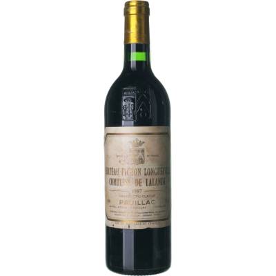 Château Pichon Longueville Pauillac Grand Cru suché červené 1987 0,75 l (holá láhev)
