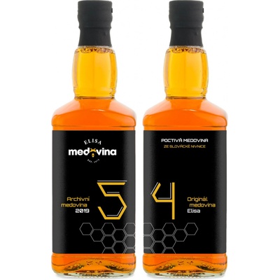 Medovina Elisa dárek k 54. výročí 11% 2 x 0,5 l