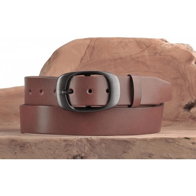Penny Belts dámský kožený opasek 7248 prírodní hnědá