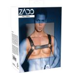 ZADO - кожен нагръдник - черен