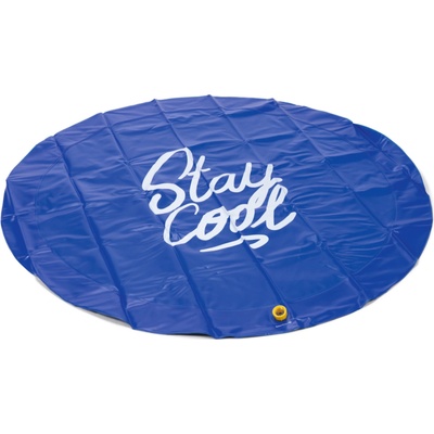 Beeztees striekajúca podložka Stay Cool modrá Ø 100 x v 5 cm