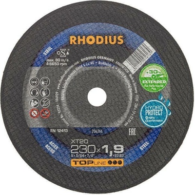 Řezný kotouč RHODIUS 230x1,9mm XT20
