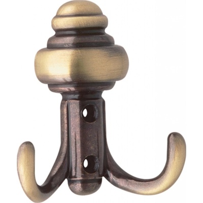 Háček 558 staromosazný leštěný 86 mm x 79 mm x 24 mm