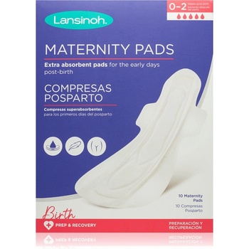 Image 1 of Lansinoh Maternity Pads 0-2 weeks дамски превръзки за след раждане 10 бр
