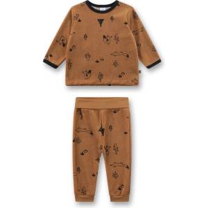 Sanetta Детско ежедневно термо бельо Sanetta Kid's Pyjama Long AOP 22185 Pyjamas - Brazil Nut - размер 80 (EU) (714-1581-0112)