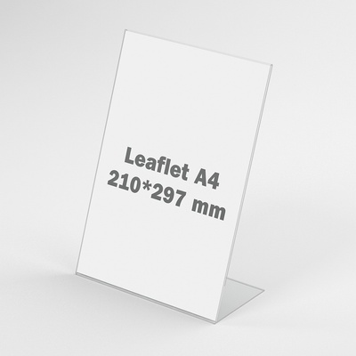 Najcenovky.sk Stolový plexi držiak na leták na výšku A4