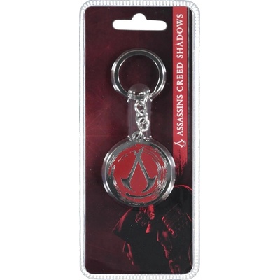 Prívesok na kľúče Assassin's Creed Shadows Logo Round
