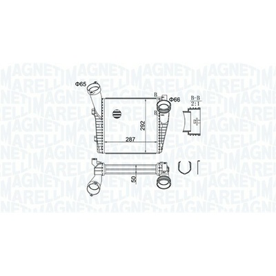 Chladič plniaceho vzduchu MAGNETI MARELLI 351319204400