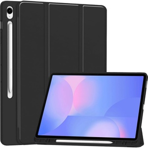 Techsuit Калъф за Samsung Galaxy Tab S10 FE Plus - Techsuit - Flex Trifold (с държач за молив) - Черен