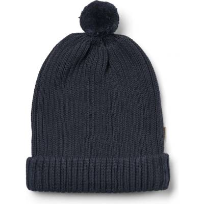 WHEAT Детска зимна шапка (beanie) Wheat Kid's Knitted Hat Alphie Beanie - Navy - размер 48-51 cm (904-2165-0211)