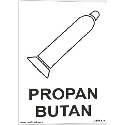Traiva s.r.o Propan-butan Verze: Samolepka 148 x 210 mm (A5) tl. 0.1 mm - Kód: 00411