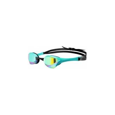 arena Cobra Ultra Swipe Mirror Unisex Race Swimming Goggles for Adults, Diving Goggles with Curved Mirror Lenses, Anti-Fog, UV Protection, 5 Interchangeable Nose Bridges - 002507-130-NS