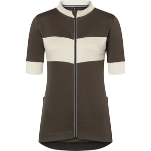 super. natural Фланелка с къс ръкав за колоездене Super. natural Women's Grava Jersey Cycling jersey - Wren / Oyster Grey (156-1199-0813)