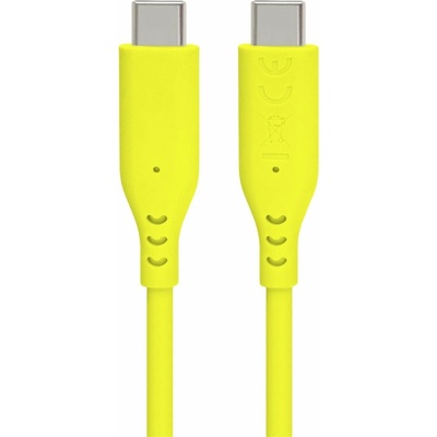 PremiumCord ku31sa15y s konektory USB-C 60W 480Mbps 1,5m žlutý