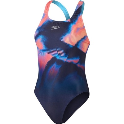 Speedo Placement Digital Powerback True Navy/Siren Red/Punch