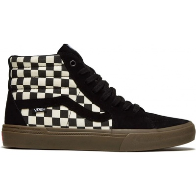 Vans Bmx Sk8 Hi checkerboard black dark gum