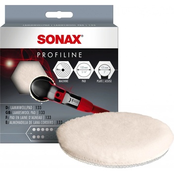 Sonax PROFILINE Lammwollpad 133mm
