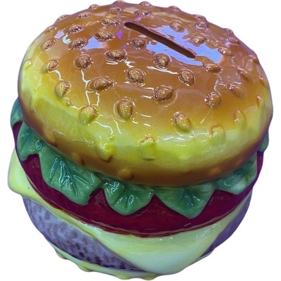 Keramická pokladnička Hanburger