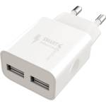 WINNER GROUP-WG - Зареждащ адаптер 2xUSB-A 12W бял (WN0058)