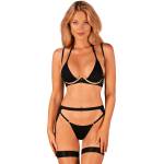 Obsessive Selinne 3-pcs Set Black XL/XXL
