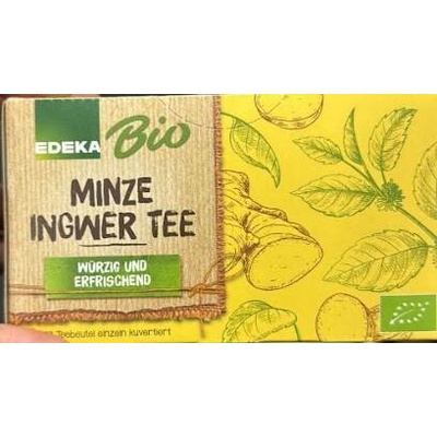 Edeka Bio čaj zázvor a máta 20 sáčků 40 g