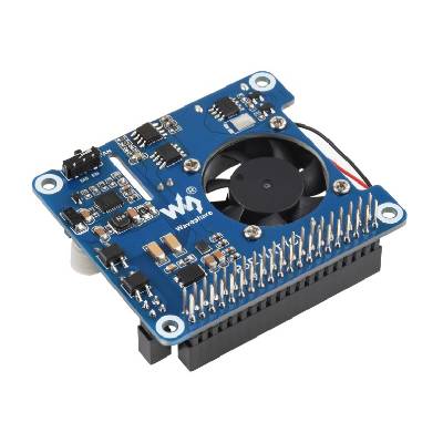 Waveshare PoE HAT (C) pre Raspberry Pi 3B+/4B, kompatibilný s 802.3af/at