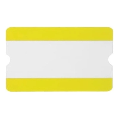 Samolepicí vyznačovací kapsy WT-5118, 1/2 A4 otevřená – PVC, žlutá, 303×187 mm, balení 10 ks