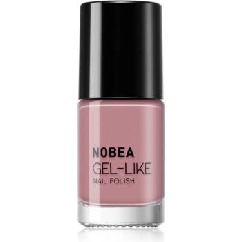 NOBEA Day-to-Day Gel-like Nail Polish лак за нокти с гел ефект цвят Sienna #N58 6ml