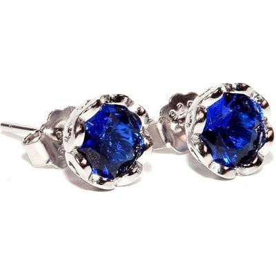 Rafity stříbrné s safírem E0038PZ-08