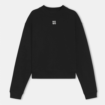 HUGO BOSS Блуза Hugo Women's Mock-neck Sweatshirt - Black