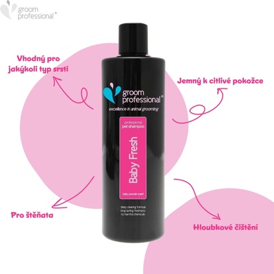 Groom Professional Baby Fresh jemný šampon pro štěňata 4 l