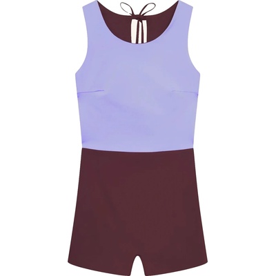 MYMARINI Дамски бански костюм MYMARINI Women's Shortie Swimsuit - Chocolate / Lilac (150-5877-0111)