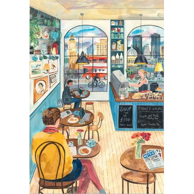- Puzzle London Cafe - 1 000 piese