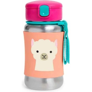 Skip Hop Бутилка от неръждаема стомана Skip Hop Zoo - Лама, 350 ml (9I239210)