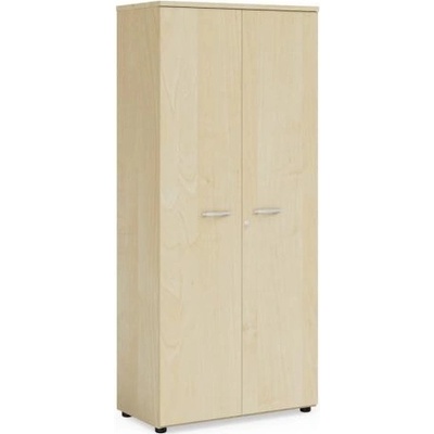 Economy Policová skriňa BASIC, so zámkom, 80x40x182,1cm, breza