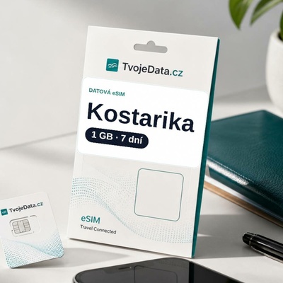 eSIM Kostarika 1 GB / 7 dní - Kostarika 576A45