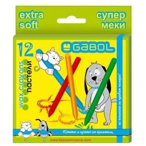 Gabol - Комплект меки пастели - 12 цвята (305870)