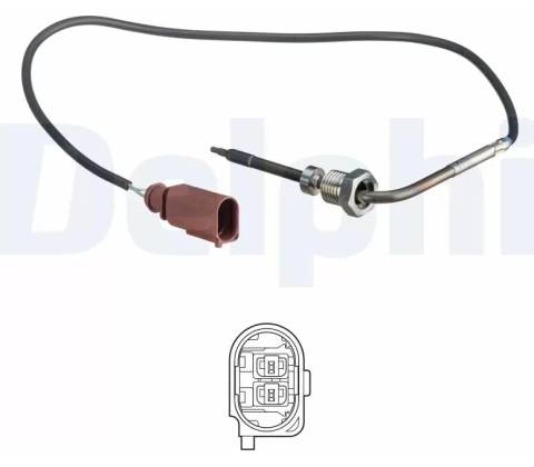 DELPHI Čidlo teploty výfukových plynů DF TS30184