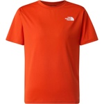 The North Face Детска спортна тениска The North Face Kid's Teen New 24/7 S/S Tee Sport shirt - Lava Red (704-4596-1114)