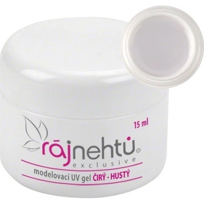 Ráj nehtů UV gel modelovací čirý velmi hustý 15 ml