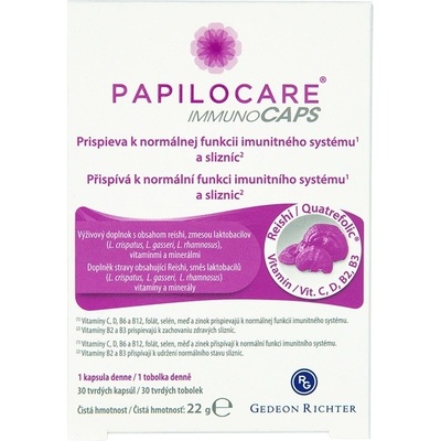 Papilocare Immunokapslí 30 tvrdých tobolek